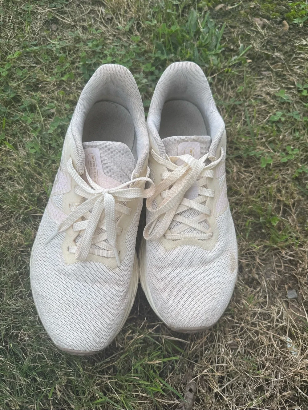 New Balance Women's Athletic Sneakers in Light Cream